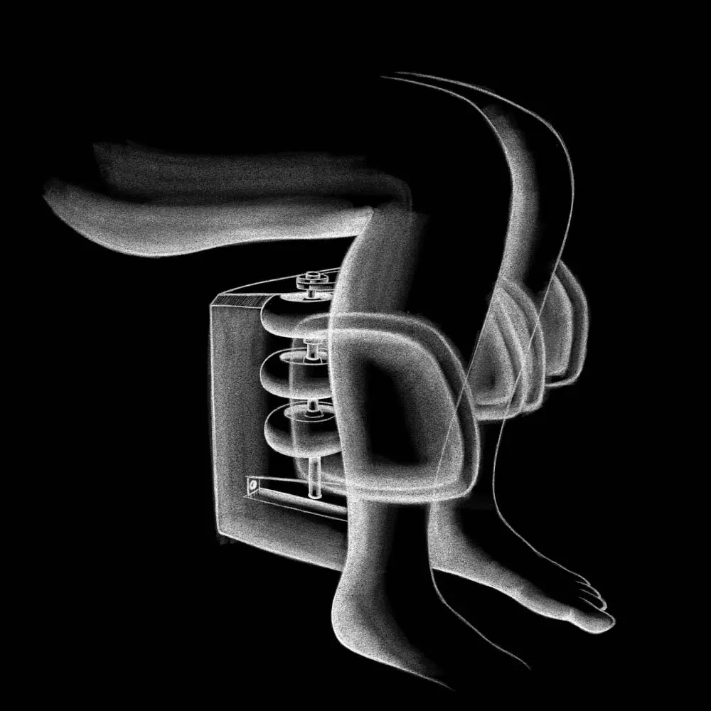 Massaggio alle gambe con un sistema di rulli WAVE ARRAYS